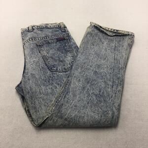 Vintage Cowden Jeans Mens 36x30 Blue Acid Wash Relaxed Straight Denim USA